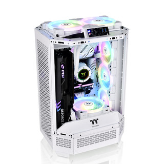 Thermaltake 曜越 TT机箱The Tower 300海景房电脑主机台式机箱支持420水冷matx主板