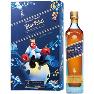 JOHNNIE WALKER 尊尼获加 蓝牌 调和 苏格兰威士忌 40%vol 500ml 龙虾定制礼盒