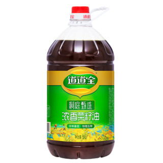 道道全洞庭甄选浓香菜籽油5L×1瓶