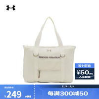 安德玛 UNDERARMOUR）春夏女子瑜伽训练运动可收纳托特包1381908 石英白114 均码