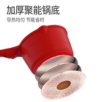 迪迪尼卡辅食锅婴幼儿宝宝didinika陶瓷不粘小奶锅平底煎锅