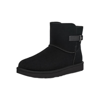 UGG 女士舒适平底经典搭扣款迷你短靴雪地靴 1166776