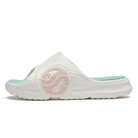 361° AG 女子运动拖鞋 682126702F-5 羽毛白/浅青色 37