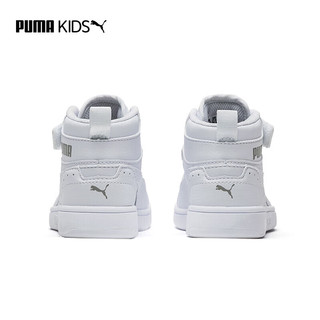 彪马（PUMA）彪马（PUMA）儿童男女童魔术贴板鞋篮球鞋春秋季运动鞋374688 彪马白-彪马白-石灰色 31码