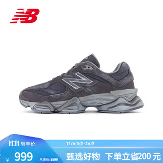 new balance 23男鞋女鞋9060系列千禧小象蹄老爹鞋 深灰色 U9060SG 37(脚长22.5cm)