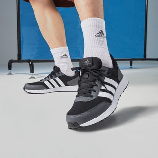 adidas 阿迪达斯 RUN50S休闲简约复古跑步鞋男女adidas阿迪达斯官方轻运动IG6552