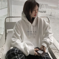 唐狮 TONLION年新休闲百搭连帽卫衣女宽松韩版显瘦时尚潮上衣