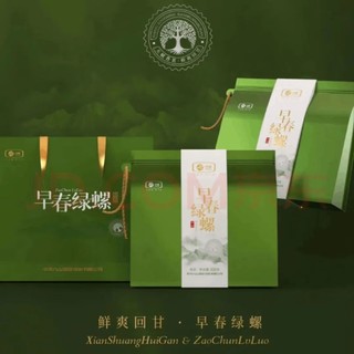 中茶 特级春茶2024年早春绿螺单盒200g