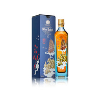 JOHNNIE WALKER 尊尼获加 蓝牌 调和 苏格兰威士忌 40%vol 200ml 古都四季秋思长安