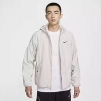 NIKE 耐克 男装春秋款男连帽运动外套时尚舒适百搭黑色梭织夹克