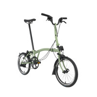 BROMPTON C Line 折叠自行车 CSM6LM-GR 抹茶绿 M把 标准坐垫 16英寸 6速
