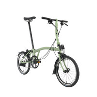 BROMPTON C Line 折叠自行车 CSM6LM-GR 抹茶绿 S把 标准坐垫 16英寸 6速