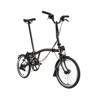 BROMPTON C Line 折叠自行车 CSM6LM-BKLAQG 清漆 M把 宽版坐垫 16英寸 6速
