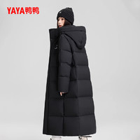 YAYA 鸭鸭羽绒服 冰壳系列2.0鸭鸭官方正品羽绒服中长款2024冬季新品滑雪情侣外套