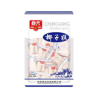 88VIP：CHUNGUANG 春光 椰子糕椰子糖200g/袋海南特产糖果椰香喜糖年货休闲零食品