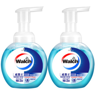 Walch 威露士 泡沫洗手液 健康呵护225ml×4 抑菌消毒99.9% 泡沫丰富易冲洗