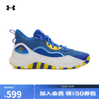 安德玛 UNDERARMOUR）CURRY库里3Z 24男女运动篮球鞋3027626 蓝色400 40