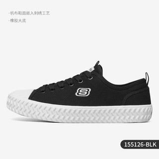 SKECHERS 斯凯奇 官方正品当季新款女子时尚休闲帆布轻便低帮鞋