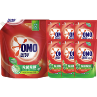 OMO 奥妙 除菌除螨洗衣液 3kg+400g*6袋 桉树艾草香