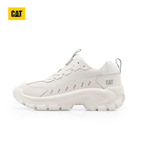 CAT 卡特彼勒 男士户外舒适休闲鞋增高百搭老爹鞋 白色 40