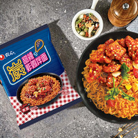 88VIP：NONGSHIM 农心 NONG SHIM 农心 炭甜辣炸鸡拌面 136g*4袋