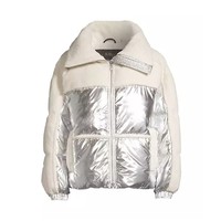 MOOSE KNUCKLES Elmira Metallic Sherpa 羽绒服