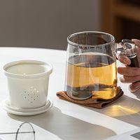 nRMEi 恩尔美 泡茶杯 茶水分离玻璃杯 500ml