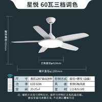 超薄大瓦数风扇灯 星悦