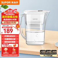 SUPOR 苏泊尔 过滤净水器 家用滤水壶 自来水过滤器净水壶UF01 豪华版