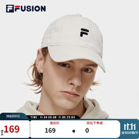 FILA FUSION 男女同款棒球帽女帽遮阳帽男鸭舌帽