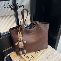 Cathleen 凯思琳 Kathleen 凯思琳 女士通勤复古时尚单肩包 大容量托特包