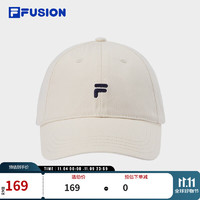 FILA FUSION 斐乐官方潮牌情侣款棒球帽2024秋季时尚遮阳帽运动帽