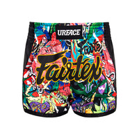 Fairtex 菲尔泰斯 典藏款短裤URFACE彩绘款BS999DC泰拳裤运动裤