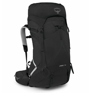 OSPREY 小鹰户外包 ATMOS AG LT气流登山包 男款户外重装背包 50 黑色 S/M