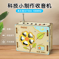 探梦迷你收音机 科技小制作小发明 儿童益智玩具手工制作教具