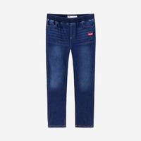 Levi's 李维斯 24春新品|女童高弹力牛仔裤李维斯童装儿童简约字母打底裤