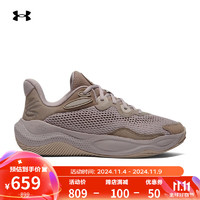 安德玛 UNDERARMOUR）秋冬CURRY Splash 24男女绒面革运动篮球鞋3028193烟尘灰200 42.5