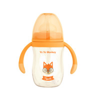 优优马骝 PPSU婴儿防胀气宝宝奶瓶180ml水壶香港吸管水杯企鹅手柄