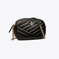 TORY BURCH KIRA系列皮革V字形女士斜挎相机包