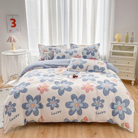 多兰诗 四件套磨毛床单被套床上用品