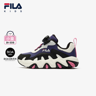 FILA 斐乐 KIDS斐乐童鞋儿童综训鞋冬新款男女小童旋钮BOA运动户外鞋潮