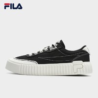 FILA 斐乐 官方女鞋GEAR 1S复古帆布鞋2024秋新款饼干鞋休闲运动鞋