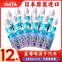 HA·DA 哈达 蓝莓味弹珠波子汽水200ml*12瓶