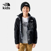 THE NORTH FACE 北面 拼色抓绒外套男童舒适保暖|82SY OV5/黑拼色 140cm M（140/68）