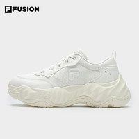 FILA 斐乐 FUSION斐乐潮牌女鞋海星2代厚底帆布鞋2024夏季新款运动鞋女