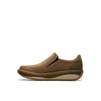 Clarks 其乐 气垫王系列 男士商务休闲通勤乐福皮鞋 261798367 棕色 44