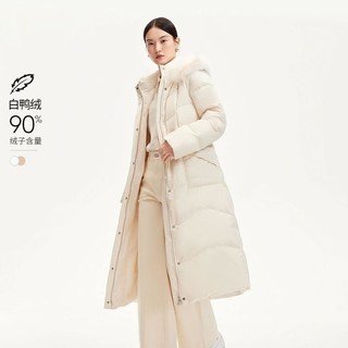 VERO MODA 女士连帽长款羽绒服 324412022A06