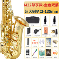 美音天使 M22 降E调中音萨克斯风管乐器（双筋配置+双笛头）