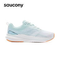 saucony 索康尼 HUMMING3男跑步鞋减震情侣夏季新品轻便透气男女运动鞋子 绿 36