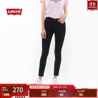 Levi's李维斯女复古revel紧身黑色牛仔裤74896-0026 黑色 24/26